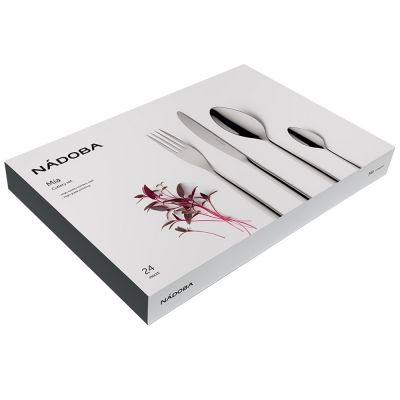 Набор столовых приборов, 24 предмета, NADOBA, серия MIA-6