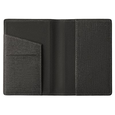 Подарочный набор Consul: обложка для паспорта и картхолдер, серый-9