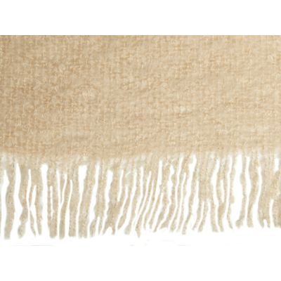 Плед акриловый Mohair, бежевый-3