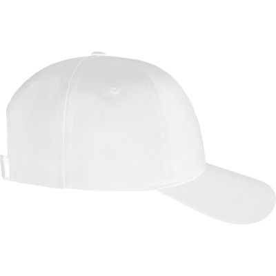 Бейсболка Poly 5-ти панельная, белый-2