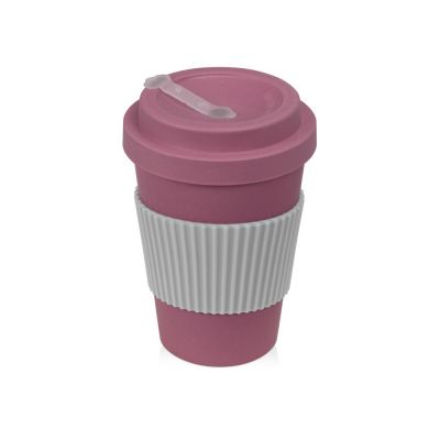 Термокружка Muffin из натуральных волокон, пыльно-розовый-0