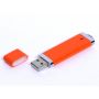 USB-флешка промо на 64 Гб прямоугольной классической формы, оранжевый