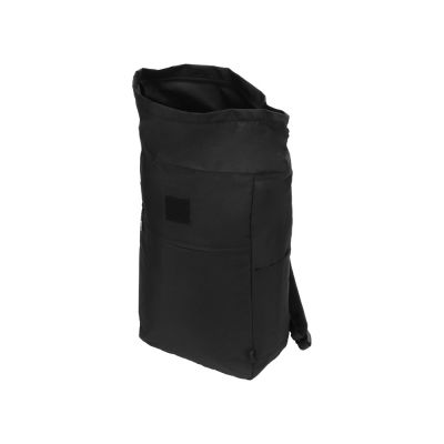 Рюкзак на липучке Vel из переработанного пластика, черный-8