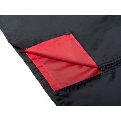 Дождевик Bi-color унисекс, красный/черный-10