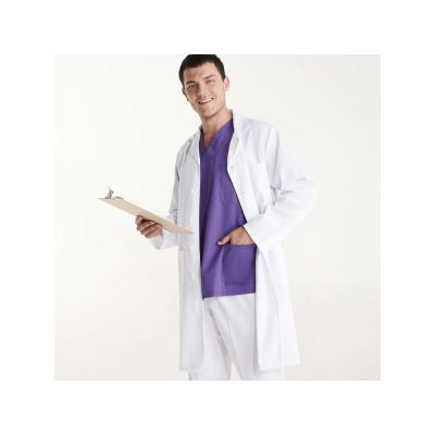 Халат унисекс Vaccine, белый-5