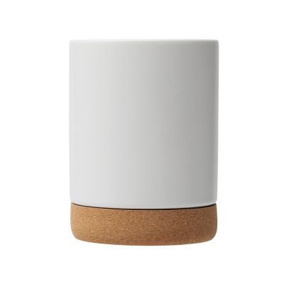 Кружка 450 мл с пробковым дном Корк & Бон, белый-3