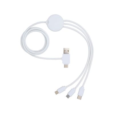 Зарядный кабель 5-в-1 с противобактериальной присадкой Pure-2