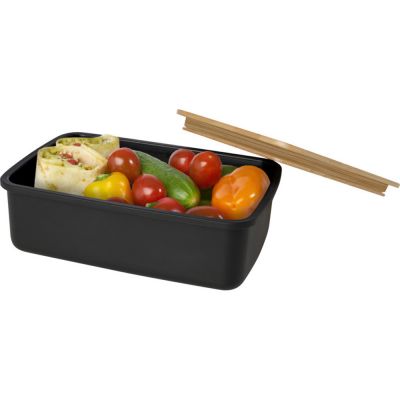 Mangi Ланч-бокс 750 мл - сплошной черный-2