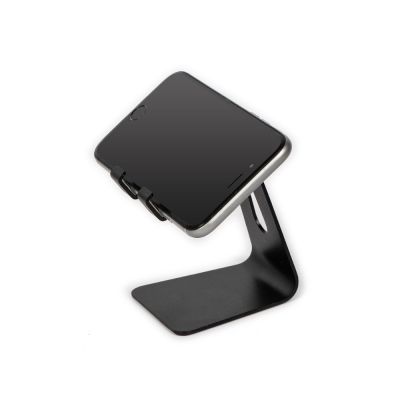 Металлическая подставка для телефона, черный-2