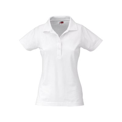 Рубашка поло First женская, белый-5