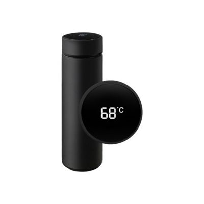 Термос с индикатором температуры LEMARK (Чёрный)-0