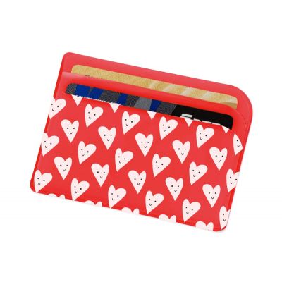 Картхолдер для 3-х карт с возможностью полноцветной  УФ-печати, софт-тач-3