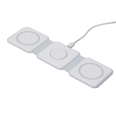 Беспроводное зарядное устройство 3-в-1 Road, 15 Вт, белый-1