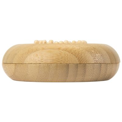 Расческа с зеркалом из бамбука Daisy, натуральный-5