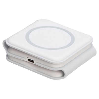 Беспроводное зарядное устройство 3-в-1 Road, 15 Вт, белый-7