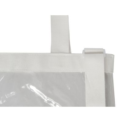 Сумка Frank из прозрачного пластика с регулирующейся лямкой, прозрачный-3