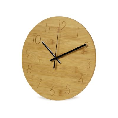 Настенные часы из бамбука Celeste, 8 мм, натуральный-0