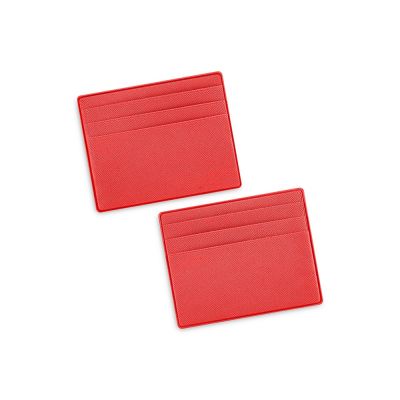 Картхолдер для денег и шести пластиковых карт Favor, красный-2