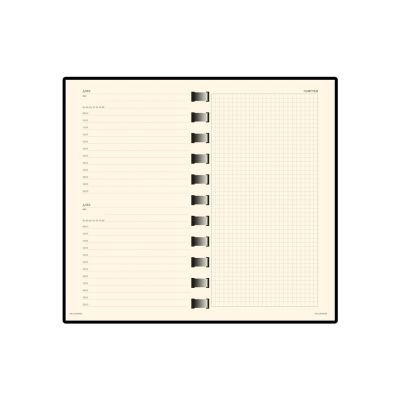 Ежедневник недатированный А5- Sienna, бордовый-1