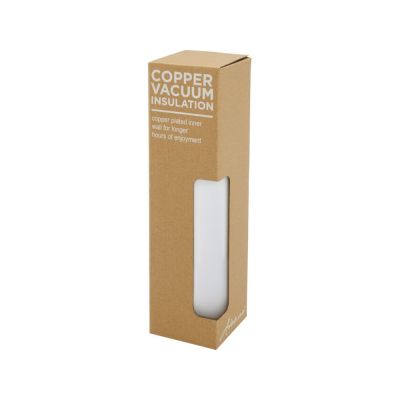 Marka, медная бутылка объемом 600 мл с вакуумной изоляцией и металлической петлей, белый-5