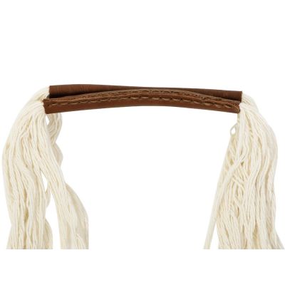 Авоська Dream М old style 15 литров с кожаными ручками, натуральный (19)-1