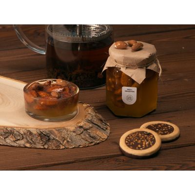 Сувенирный набор Мед с миндалем 250 гр-3
