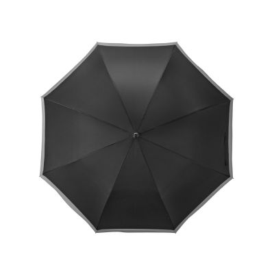 Зонт-трость Reflect полуавтомат, в чехле, черный (Р)-5