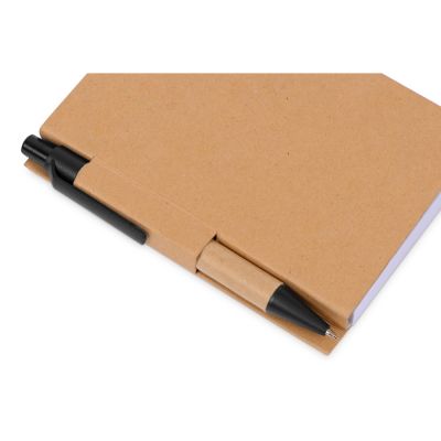 Набор канцелярский с блокнотом и ручкой Samui, бежевый-2