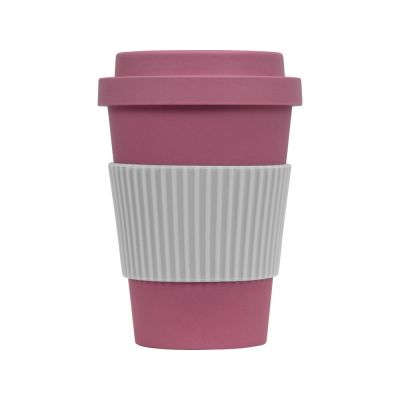 Термокружка Muffin из натуральных волокон, пыльно-розовый-1