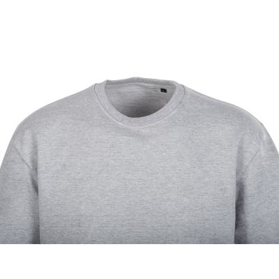 Футболка из френч терри Warsaw унисекс 220гр, серый меланж-10