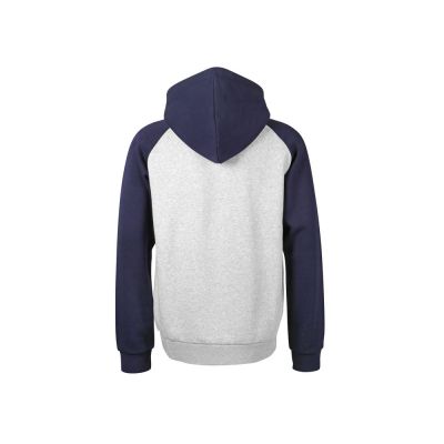 Толстовка с капюшоном Dublin мужская, темно-синий/серый меланж-7