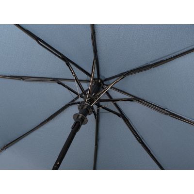 Зонт-полуавтомат Roof с куполом из переработанного пластика, антрацит 2165C-6