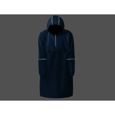 Дождевик - пончо Galaxy со светоотражающими элементами, классический синий-7