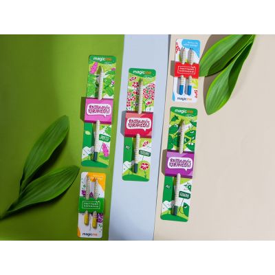 Растущий карандаш с семенами базилика-5