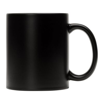 Кружка-хамелеон Surprise матовая, черный/черный-1