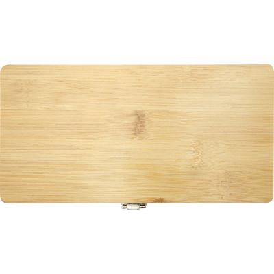 Набор инструментов Rivet из 19 предметов из бамбука/переработанной пластмассы - Натуральный-1