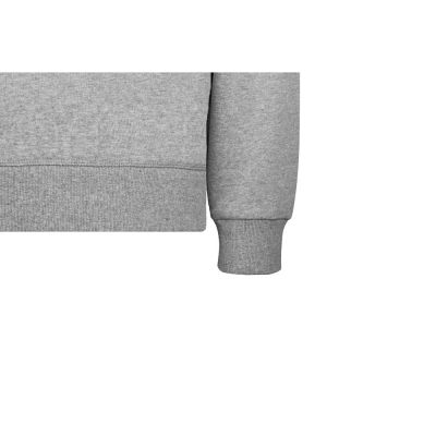 Свитшот оверсайз Lisbon унисекс, серый меланж-6