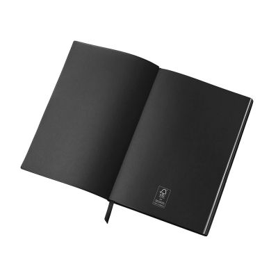 Блокнот C1 софт-тач, гибкая обложка, 128 листов, черный-2