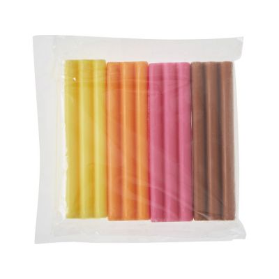 Набор Съедобный пластилин 4 кусочков (без ножа)-2