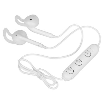 Беспроводные наушники Get Up с чехлом, белый-0