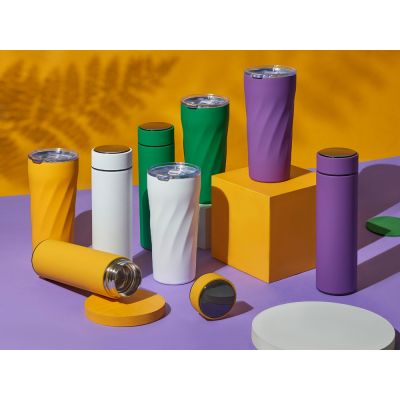 Подарочный набор FAMILY с термосом и термокружкой, черный-2