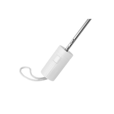 Зонт складной Tulsa, полуавтоматический, 2 сложения, с чехлом, белый-5