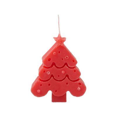 Свеча Елочка, красный-1