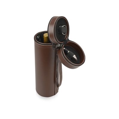 Тубус для вина Божоле, коричневый-0