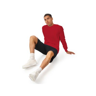 Свитшот Warsaw 220гр, унисекс, красный-3