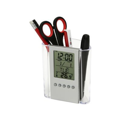 Подставка Минута, прозрачный/серебристый-1