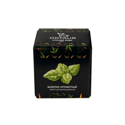 Набор для выращивания Small village cube Базилик ароматный-1