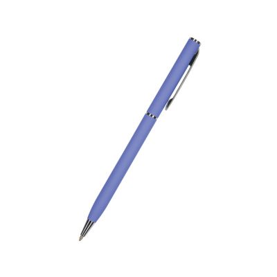 Ручка шариковая автоматическая BrunoVisconti® PALERMO цвет корпуса фиолетовый, soft-touch, 0.7 мм-0