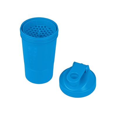 Шейкер для спортивного питания Level Up, голубой-2