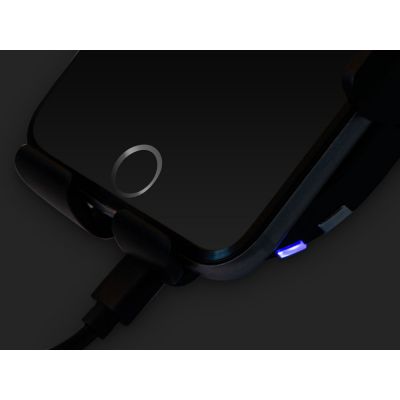Автомобильное беспроводное зарядное устройство с датчиком OptIQ Lite, 15 Вт, черный-5
